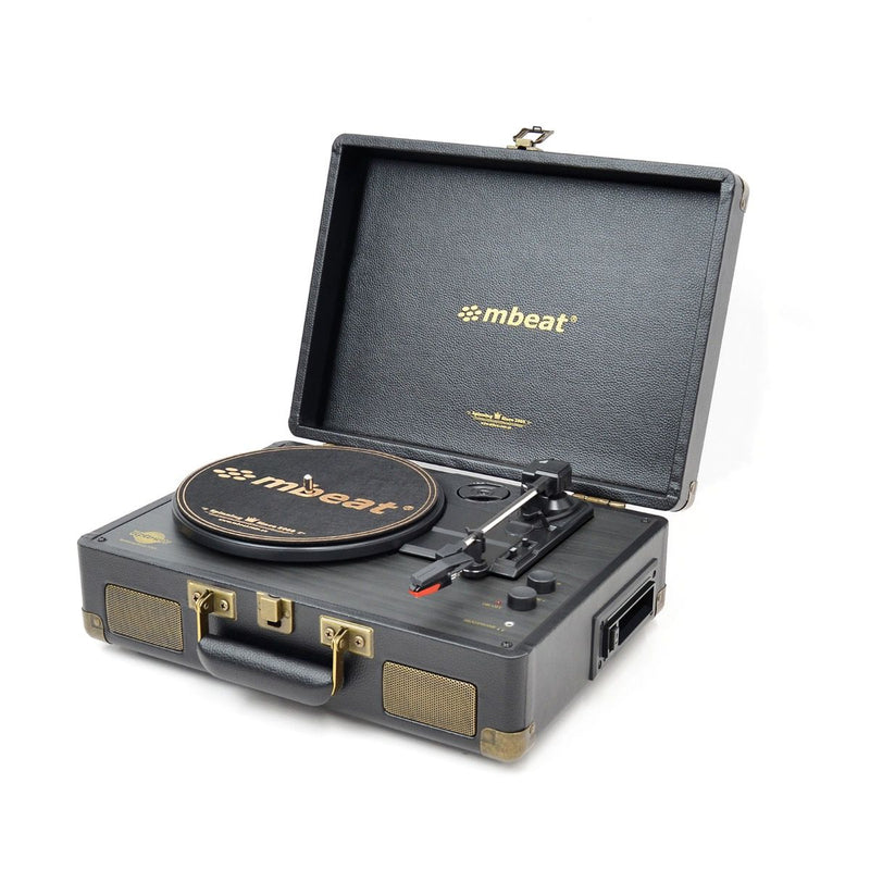 Mbeat Uptown Retro Turntable And Cassette Player With Bluetooth Speakers - Audio Players & Recorders