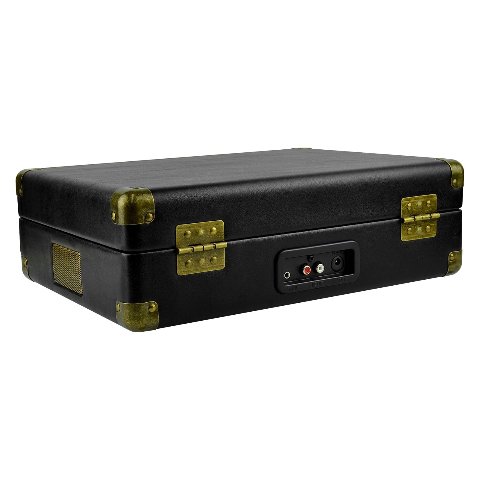Mbeat Woodstock Black Retro Turntable | Black colour