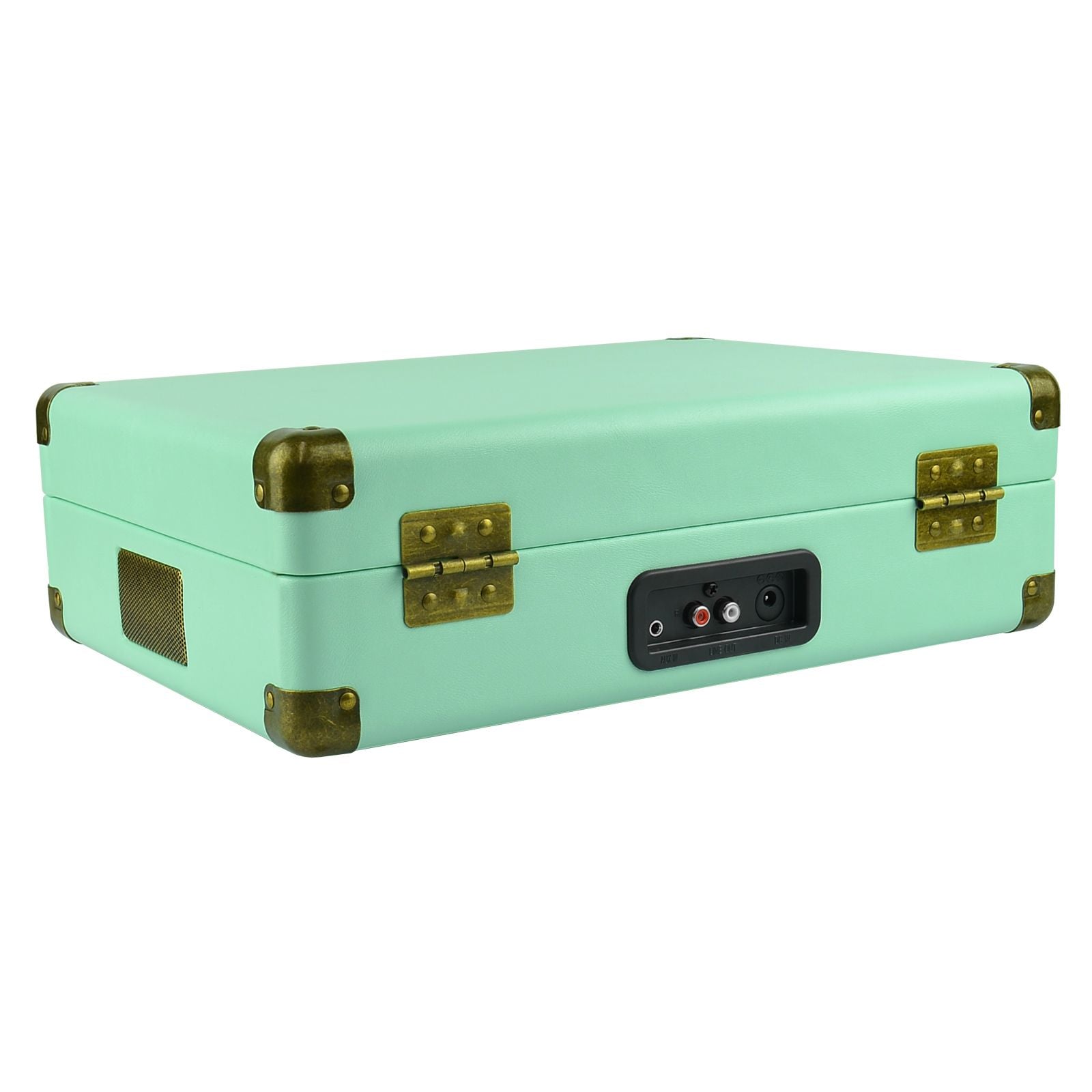 Mbeat Woodstock Tiffany Blue Retro Turntable | Blue colour