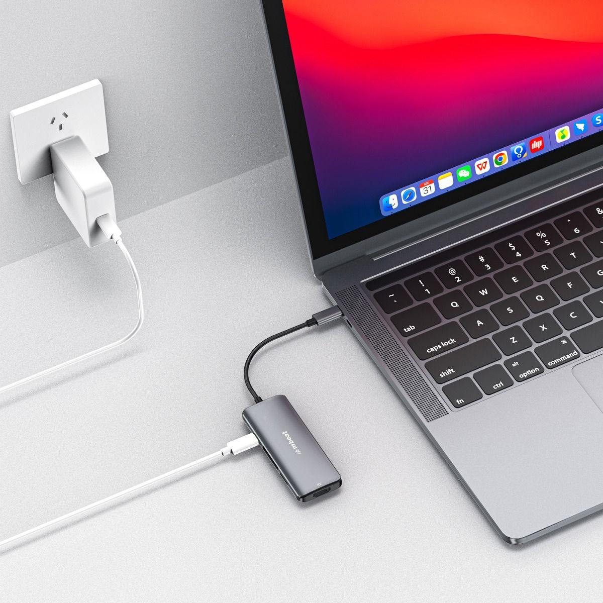 Multifunctionality: 7-in-1 USB-C 3.2 Gen2 Hub with 8K Video and 10Gbps