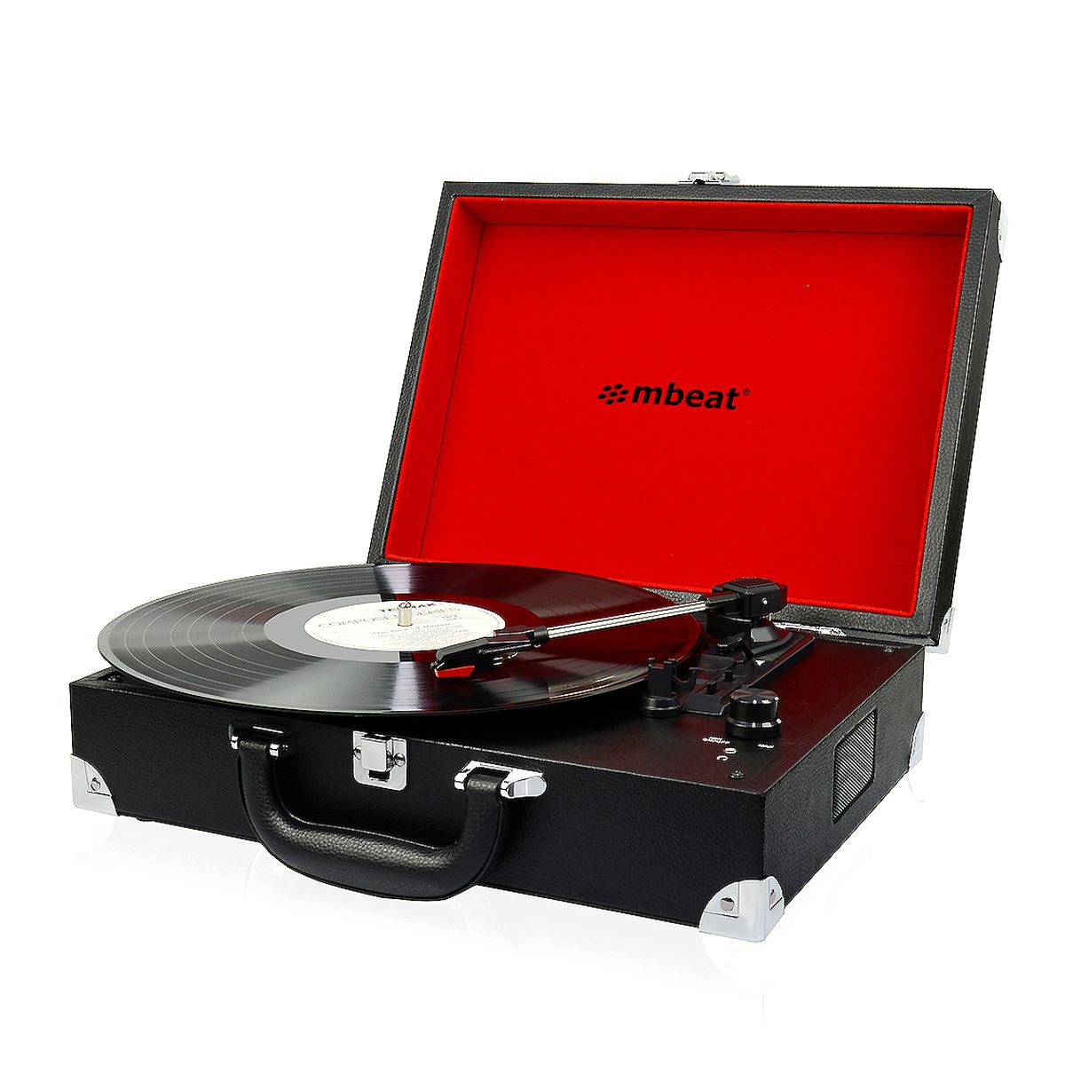 Mbeat Retro Briefcase-Styled Usb Turntable - Audio Players & Recorders
