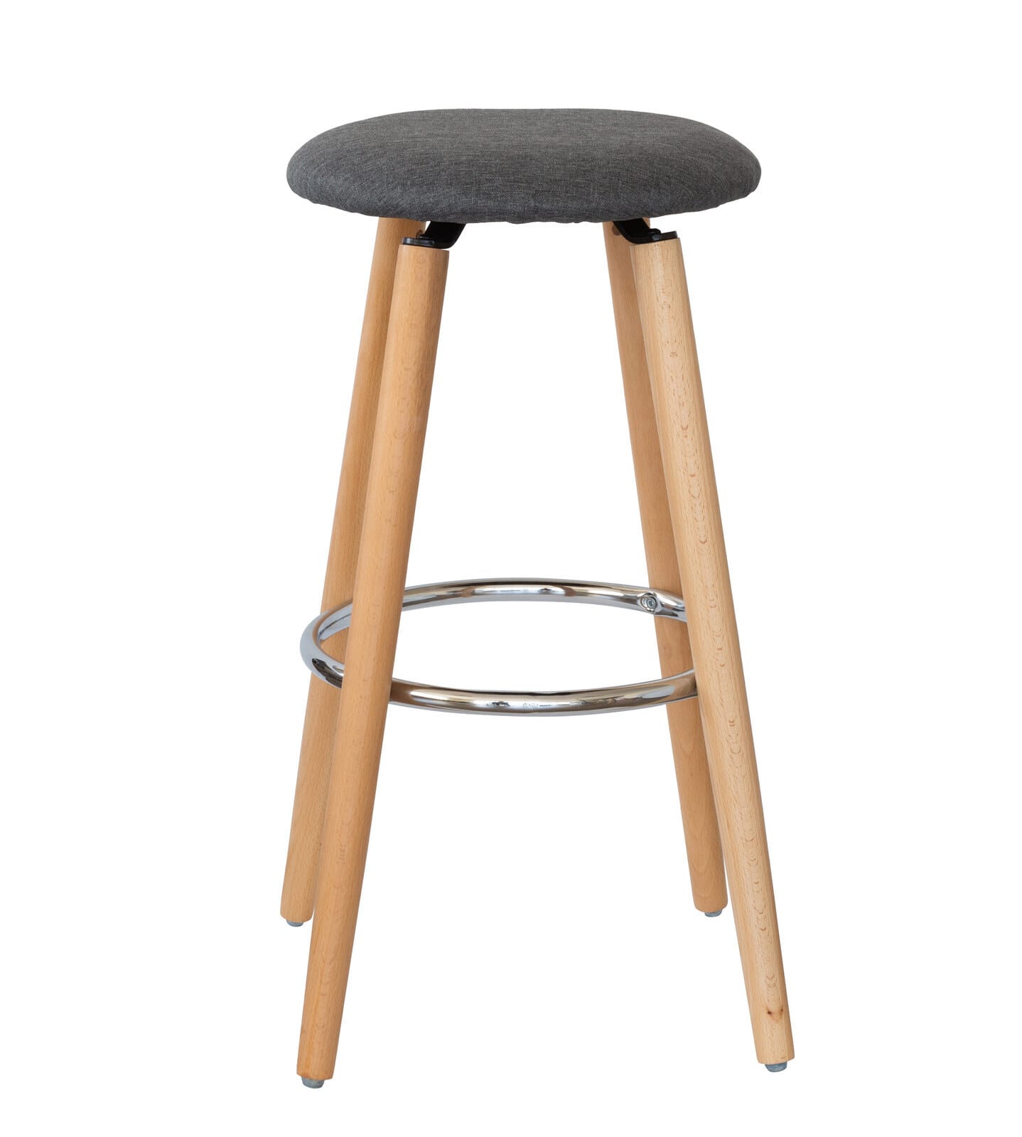 Modern Grey Barstools Padded 53x53x71cm