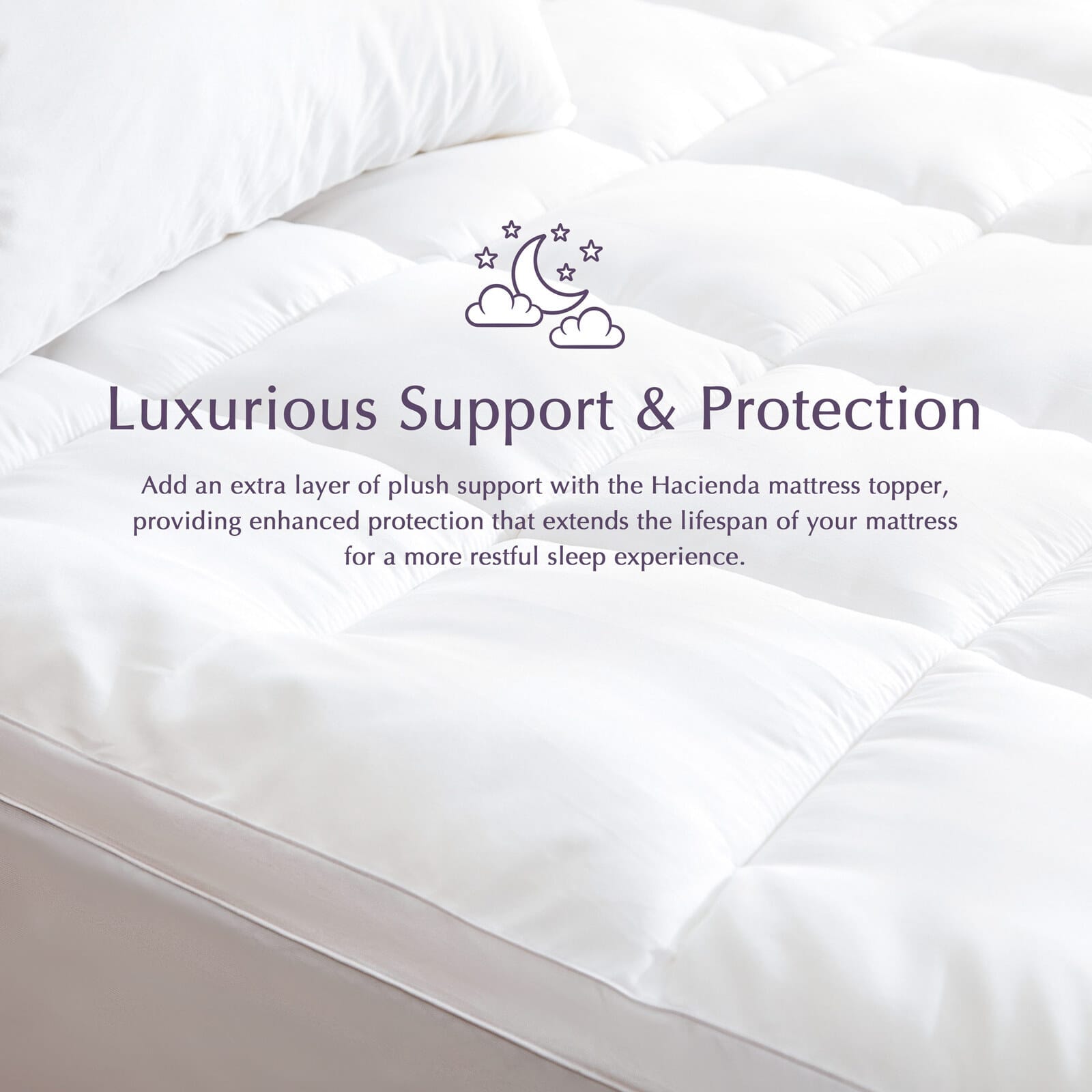 Hypoallergenic Mattress Topper King Size 183x203x45cm