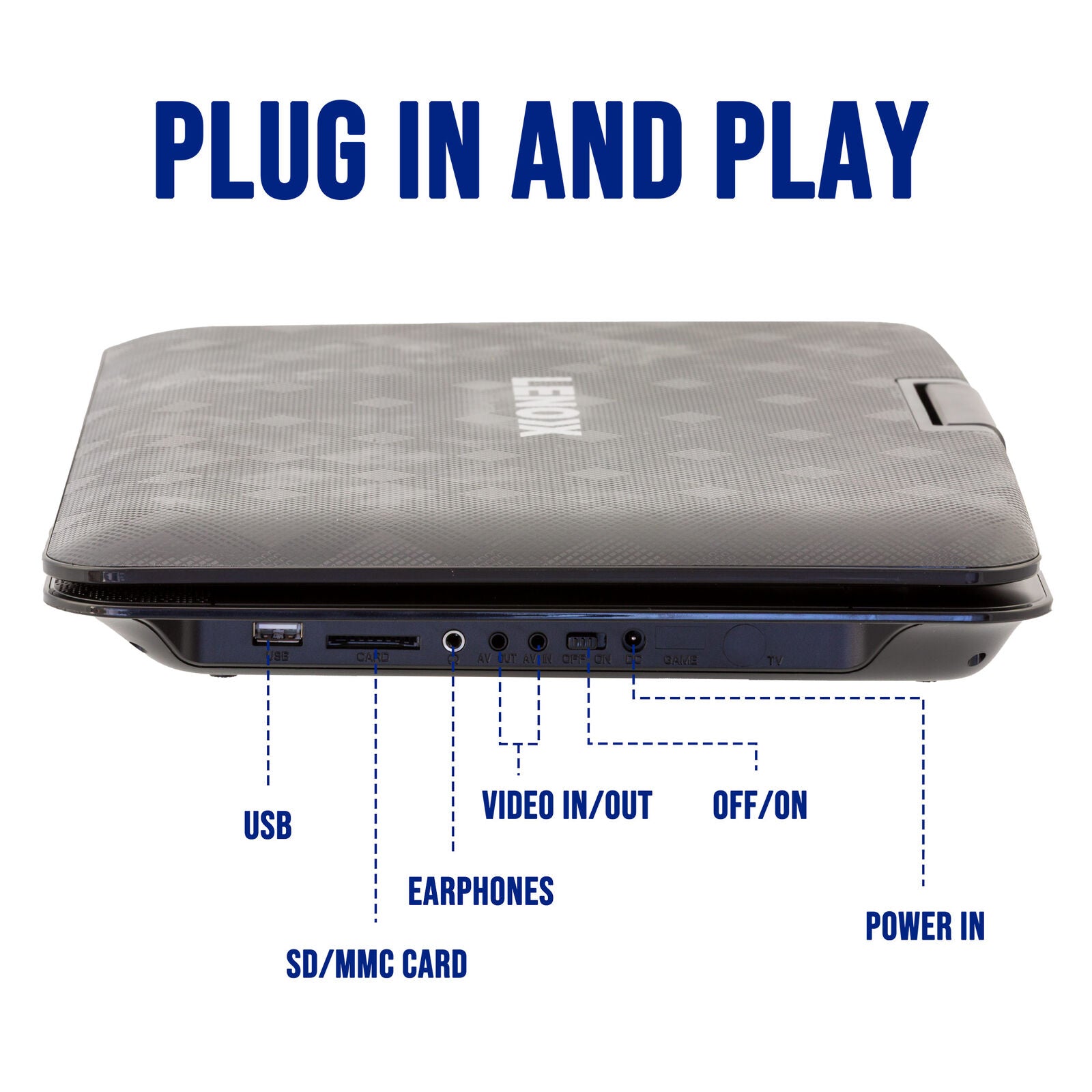 15.4" Swivel Portable Dvd Player