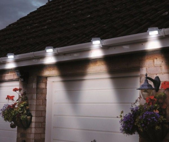 Solar Light (3-Pack, White) Energy-Saving w/ Screw Mount - Multipurpose Led