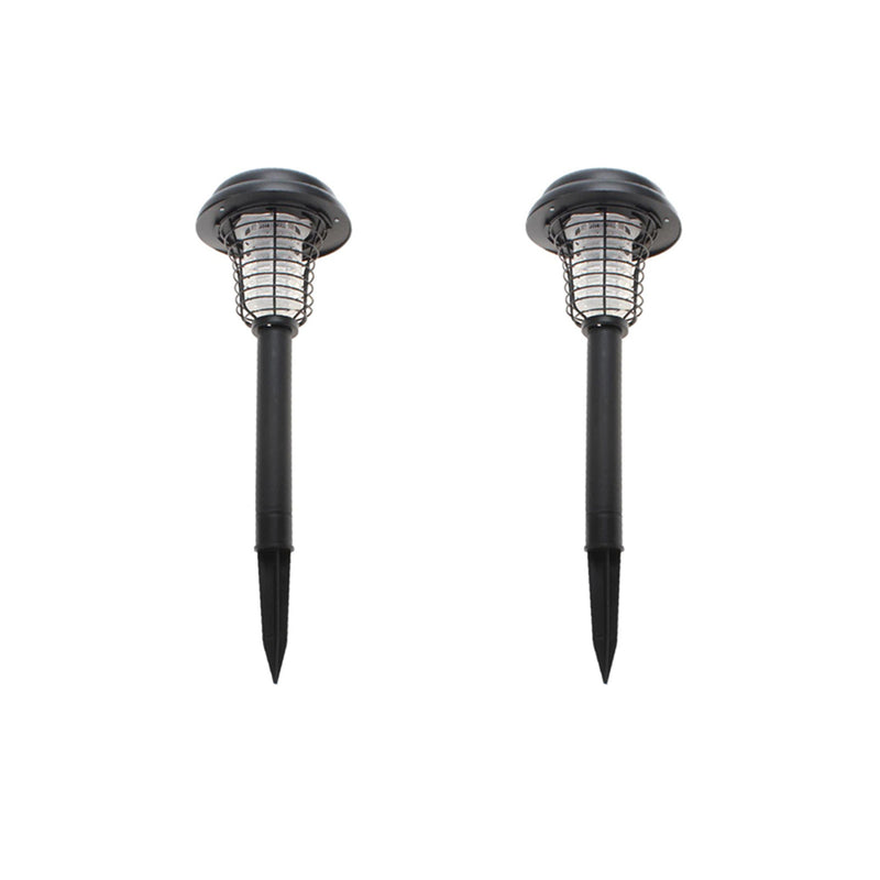 Lenoxx Wireless Solar-Powered Mosquito Killer Lamp (2-Piece, Black) - Table Lamps