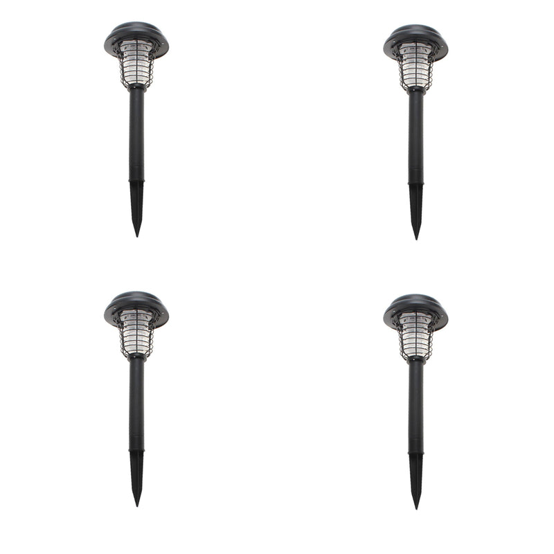 Lenoxx Wireless Solar-Powered Mosquito Killer Lamp (4-Piece, Black) - Table Lamps