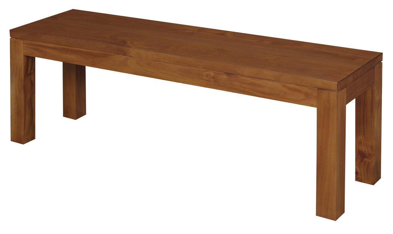 Solid Mahogany Timber Bench (Chocolate)