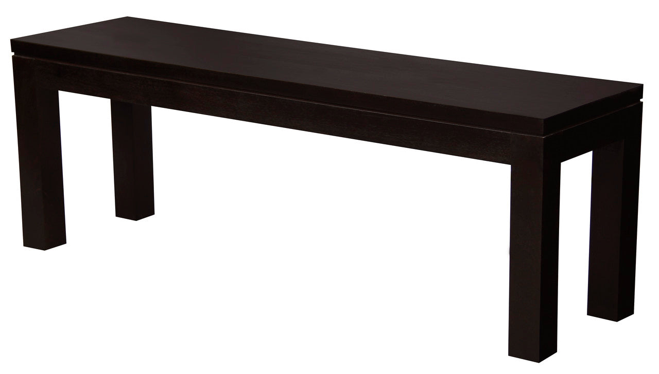 Dining Set - Large Solid Mahogany Bench (Chocolate)