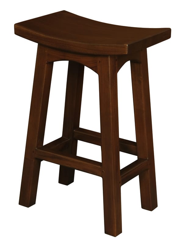 Mahogany Counter Stool Timber 46.0x30.0x70.0cm