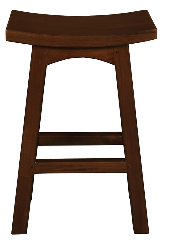 Mahogany Counter Stool Timber 46.0x30.0x70.0cm