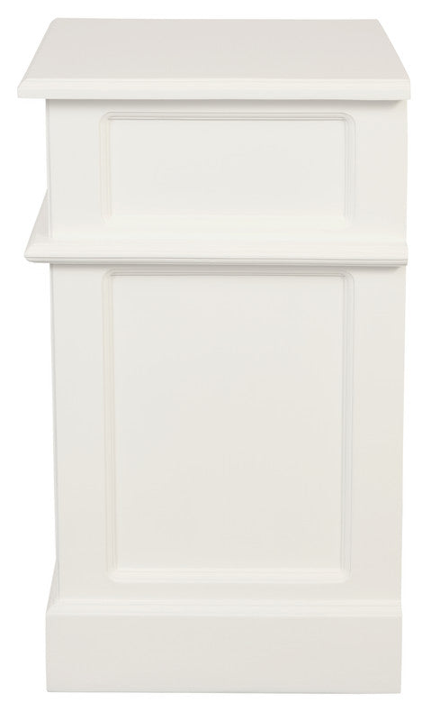 Kids Birch and White Rectangular Table White