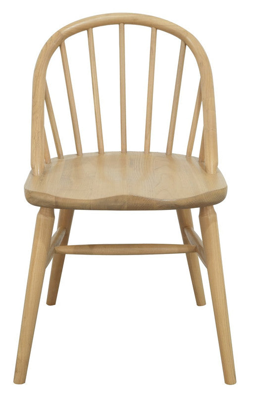Vera Solid Oak Dining Chair - Set of 2 (White)