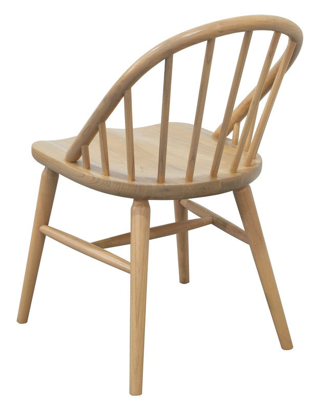Vera Solid Oak Dining Chair - Set of 2 (White)