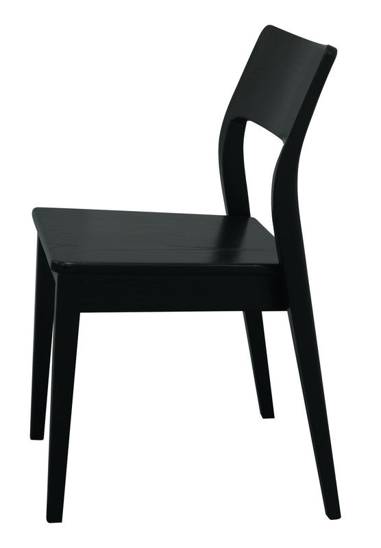 Solid Oak Dining Chair - Set of 2 (White)