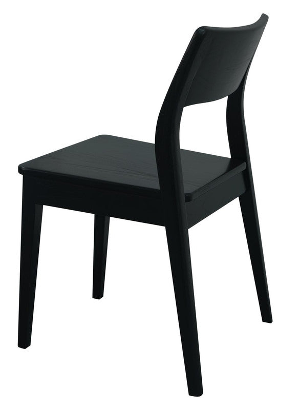 Solid Oak Dining Chair - Set of 2 (White)