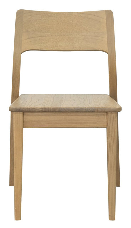 Solid Oak Dining Chair - Set of 2 (White)