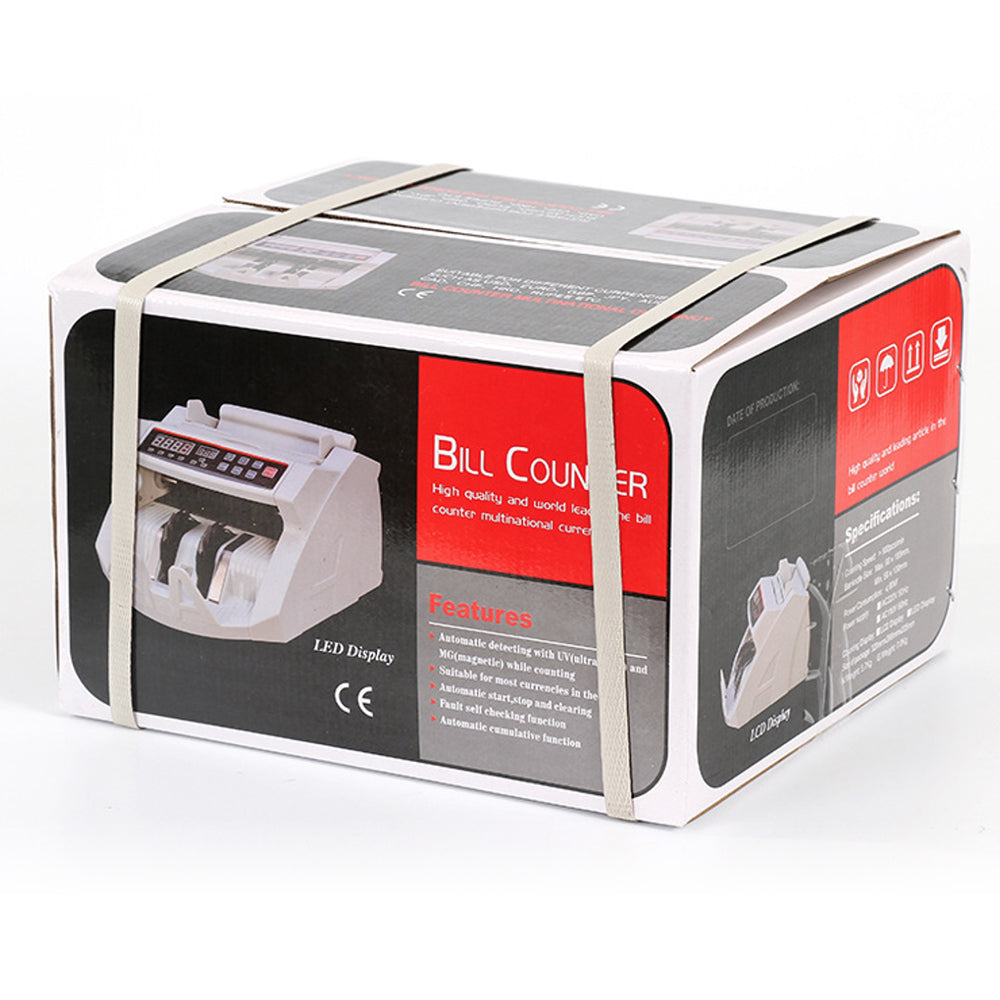Australian Currency Notes Cash Counter Machine + Quantity Digital Display