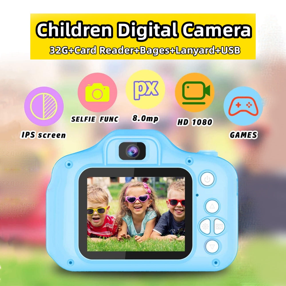Mini Digital Children Kids Camera With 2.0" Lcd & 32G Card, Security Cameras & Accessories - photo 7
