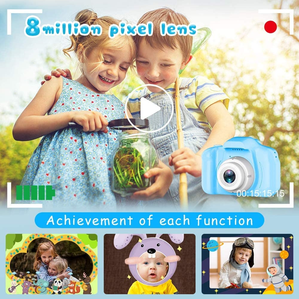 Mini Digital Children Kids Camera With 2.0" Lcd & 32G Card | Security Cameras & Accessories