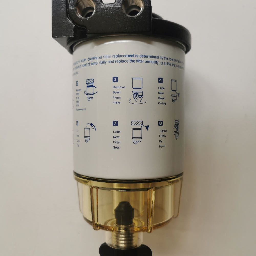 Boat Fuel Filter Separator For Mercury/Yamaha - 10 Micron
