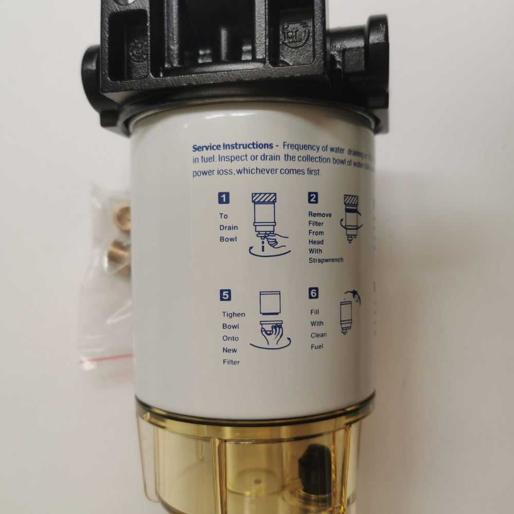 Boat Fuel Filter Separator For Mercury/Yamaha - 10 Micron