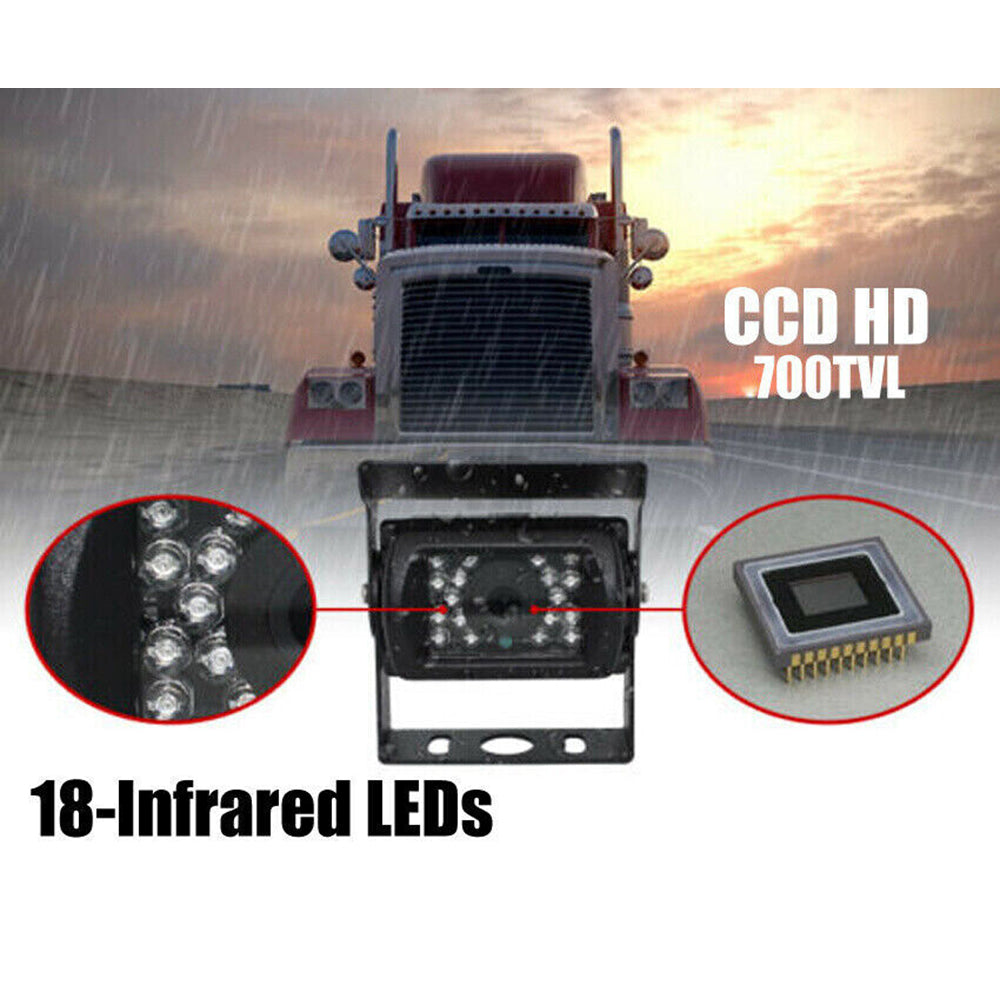 7" Waterproof Reversing Monitor Kit for Truck Caravan Safety Camera Display