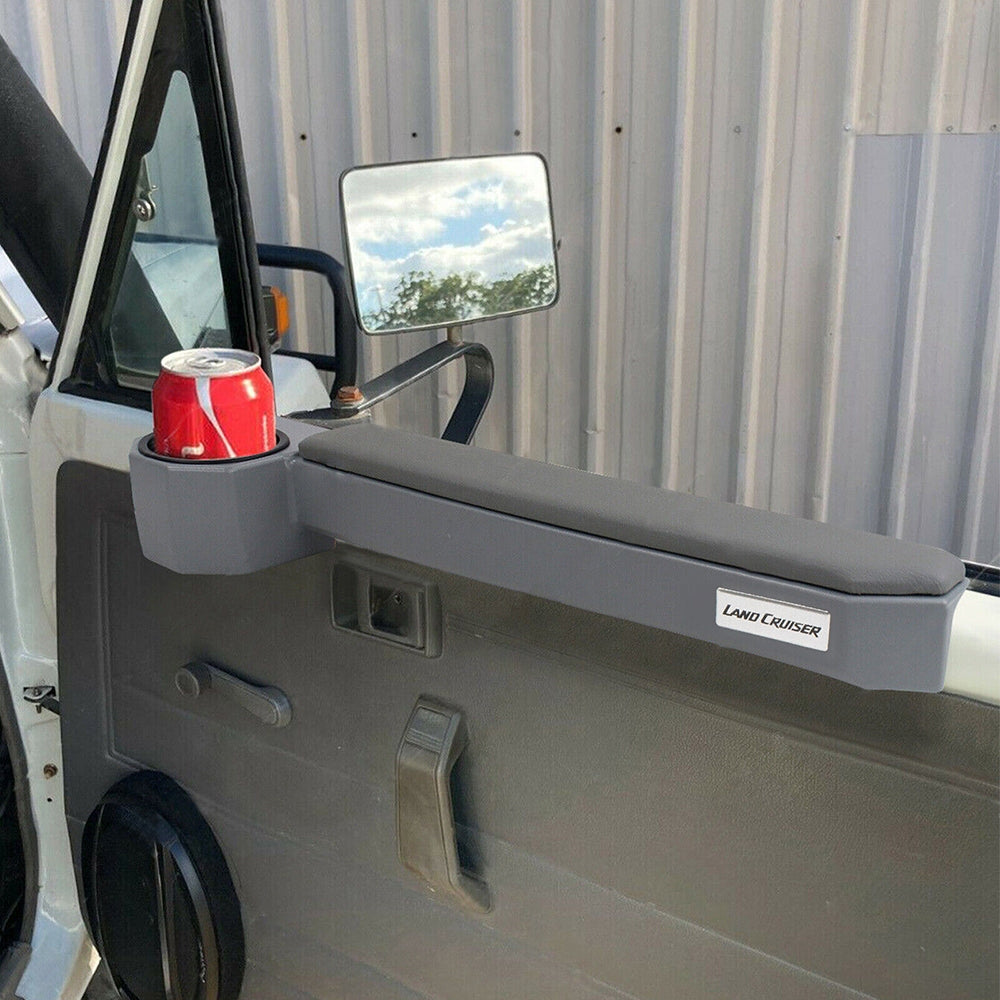 Magnet Door Armrest Cup Holder Upgrade For Land Cruiser 70 76 79 Series Hj75 with Automotive Decor