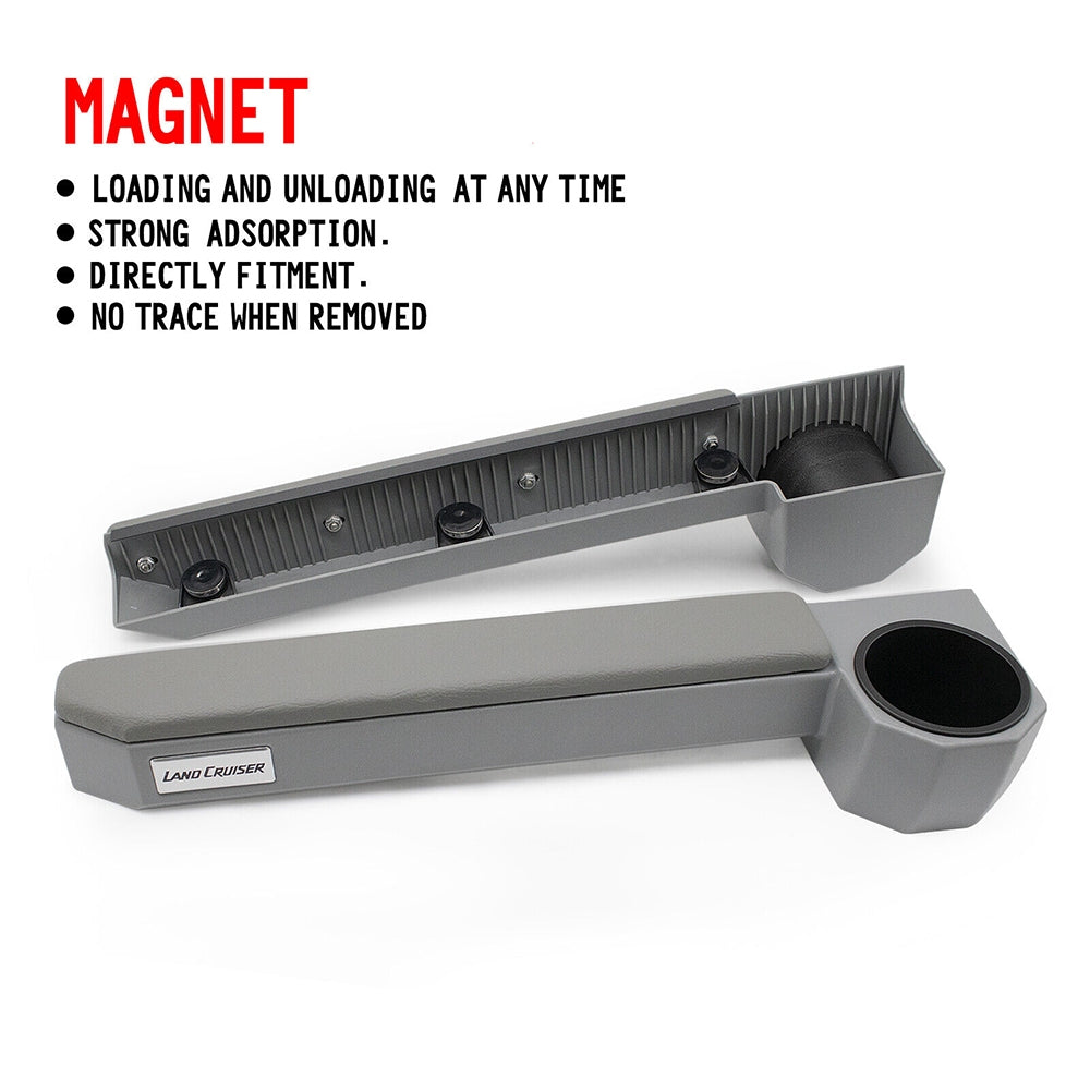 Magnet Door Armrest Cup Holder Upgrade For Land Cruiser 70