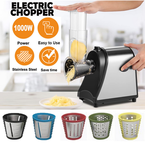 Rotary Drum Grater Chopper Slicer