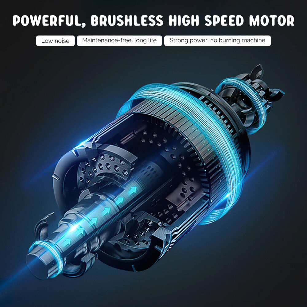 Cordless Grass Trimmer 21V 1900W Lawn Edger Weed Cutter 2 Batteries