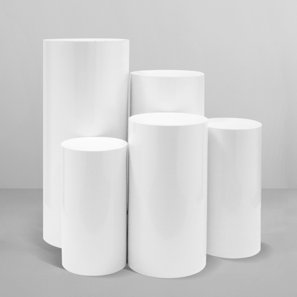 Elegant Round Display Stand for Weddings and Events - 5PCS