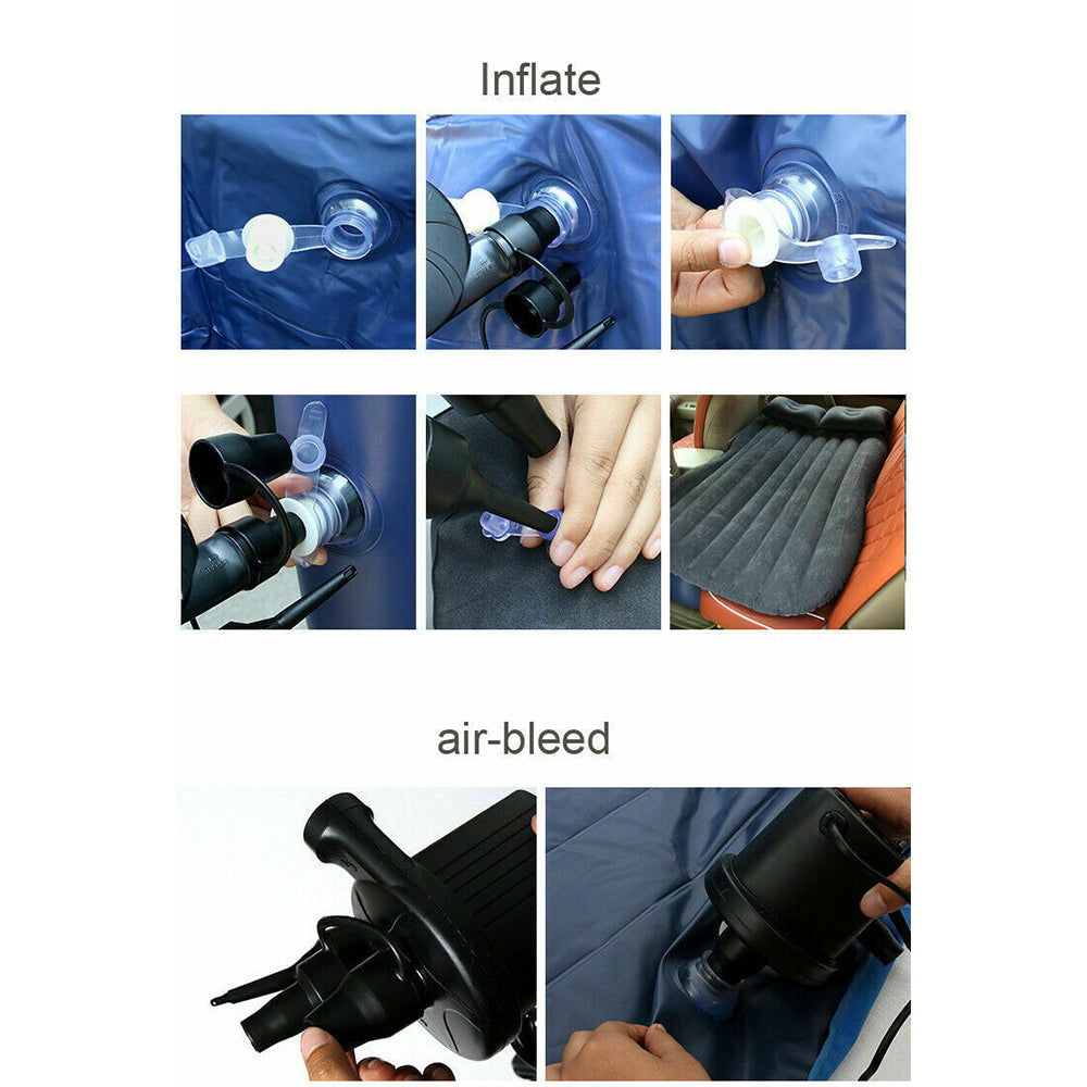 Inflatable Car Back Seat Mattress Portable Camping Air Bed