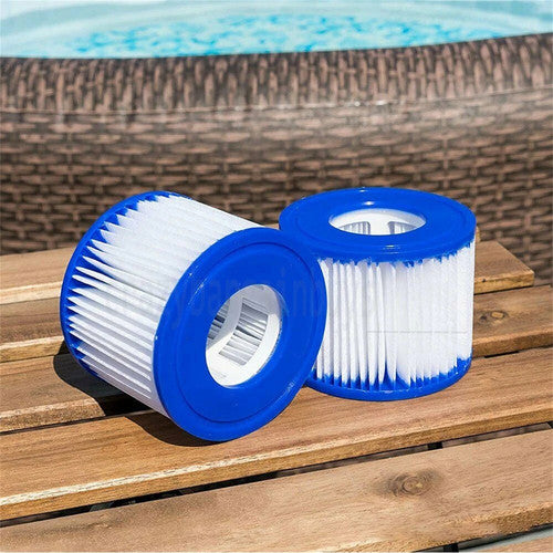 8Pcs Replacement Vi Filter Cartridge Lay-Z-Spa Filters - 8Pcs