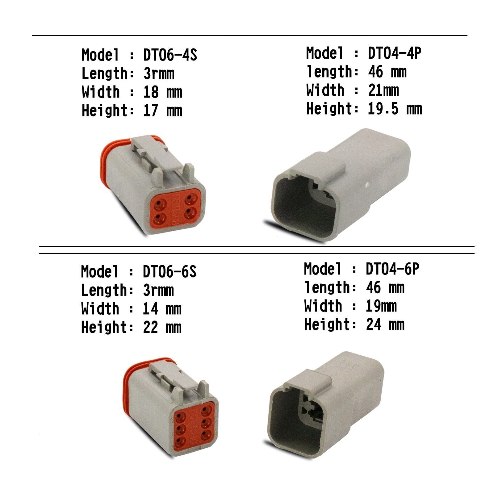 Au 1000 Pcs Deutsch Dt Connector Kit Contacts 1100Pcs Upgrade, 1000 Pcs