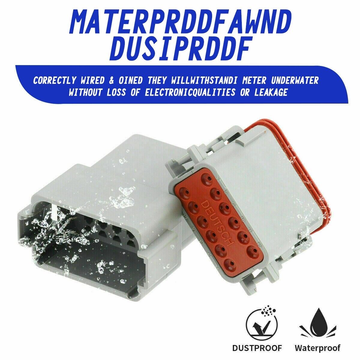 Au 1000 Pcs Deutsch Dt Connector Kit Contacts 1100Pcs Upgrade with Automotive Repair & Speciality Tools