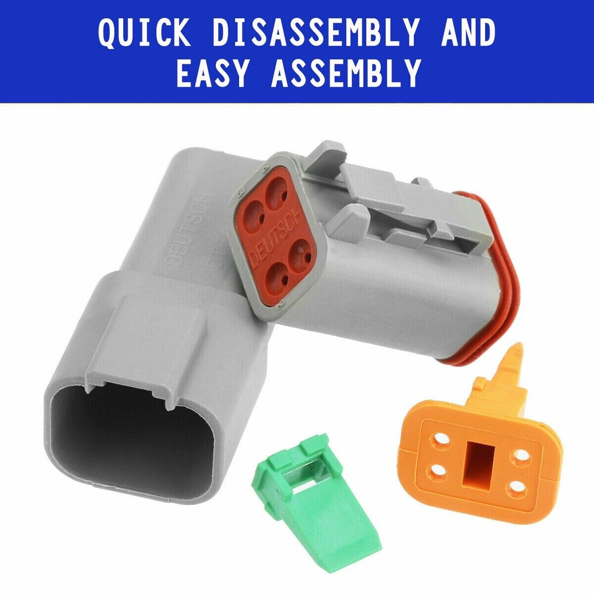 Au 1000 Pcs Deutsch Dt Connector Kit Contacts 1100Pcs Upgrade with 1000 Pcs