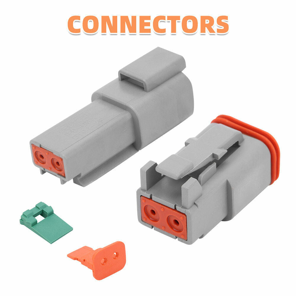 117Pcs Deutsch Kit Dt 2 Way Series Connector Auto Marine 2Pin