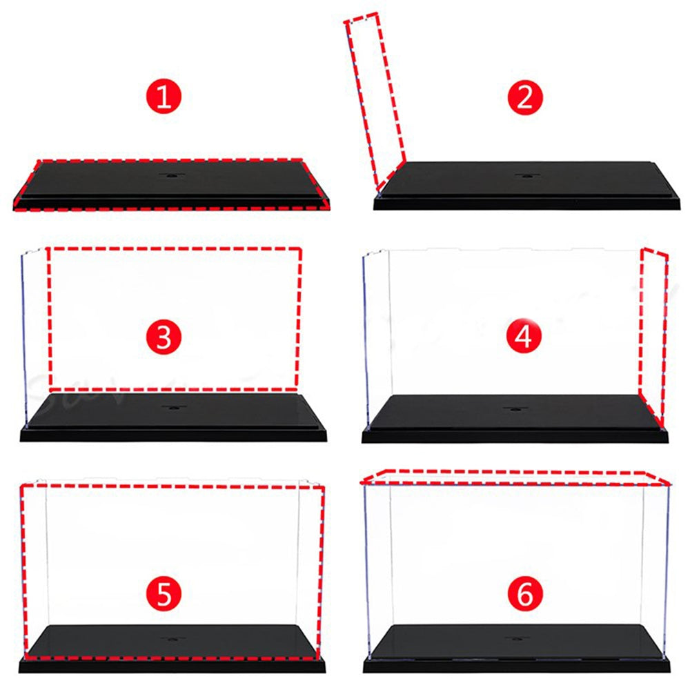 Acrylic Display Case for Car Models Dustproof Storage Showcase Box
