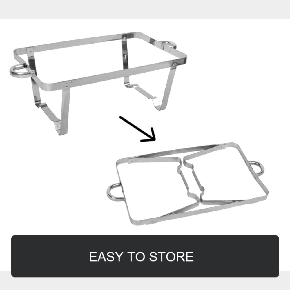 Chafing Dish Set Stainless Steel Warmer | Steel finish