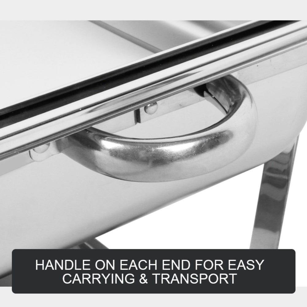 Buffet Pan Bain Marie - Chafing Dish Set Stainless Steel Warmer