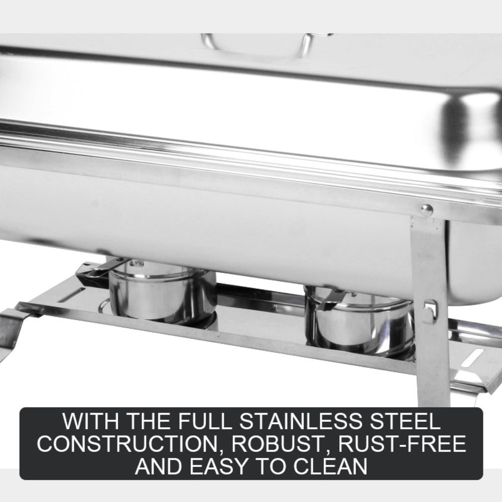 Steel finish - Chafing Dish Set Stainless Steel Warmer