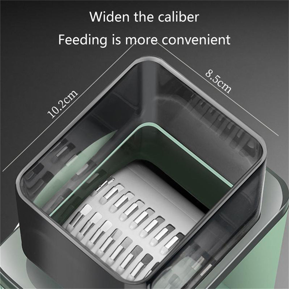 Manual Rotary Drum Grater Vegetable Slicer