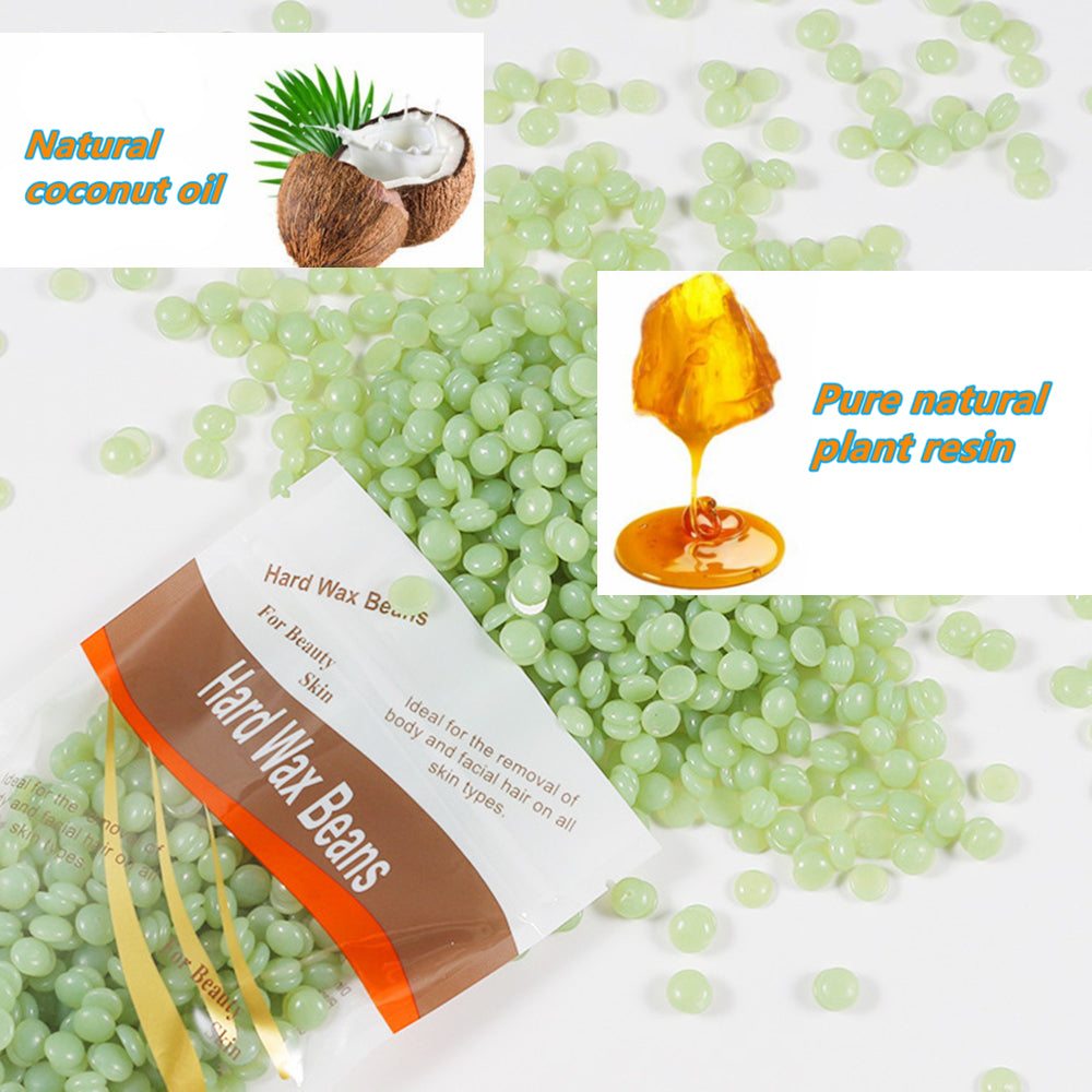 Automotive Decor - 6X100G Hard Wax Beans Remover With 20 Wooden Sticks