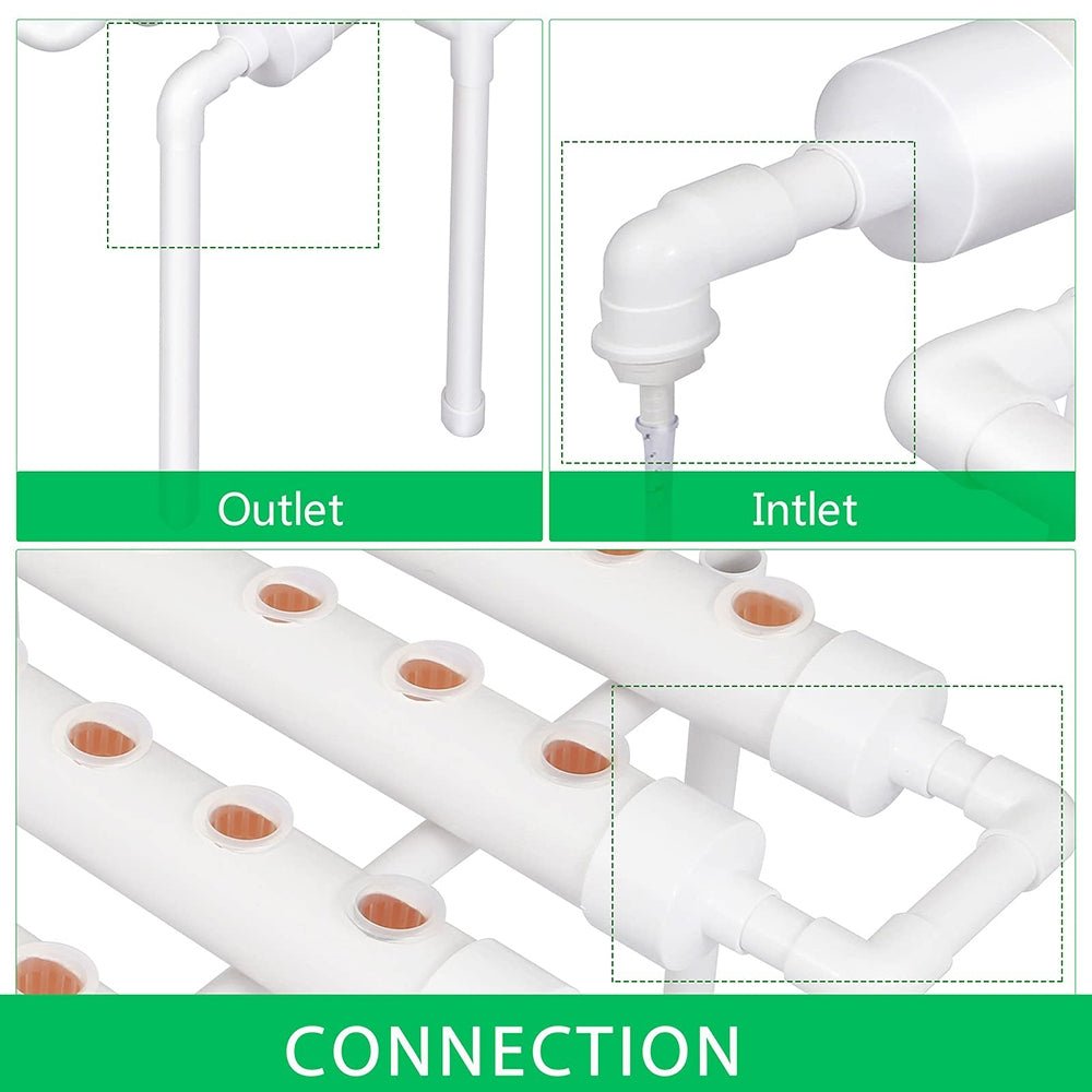 Hydroponic Grow Tool Kit For Vegetable Garden (36 Sites, 220V Water Pump)
