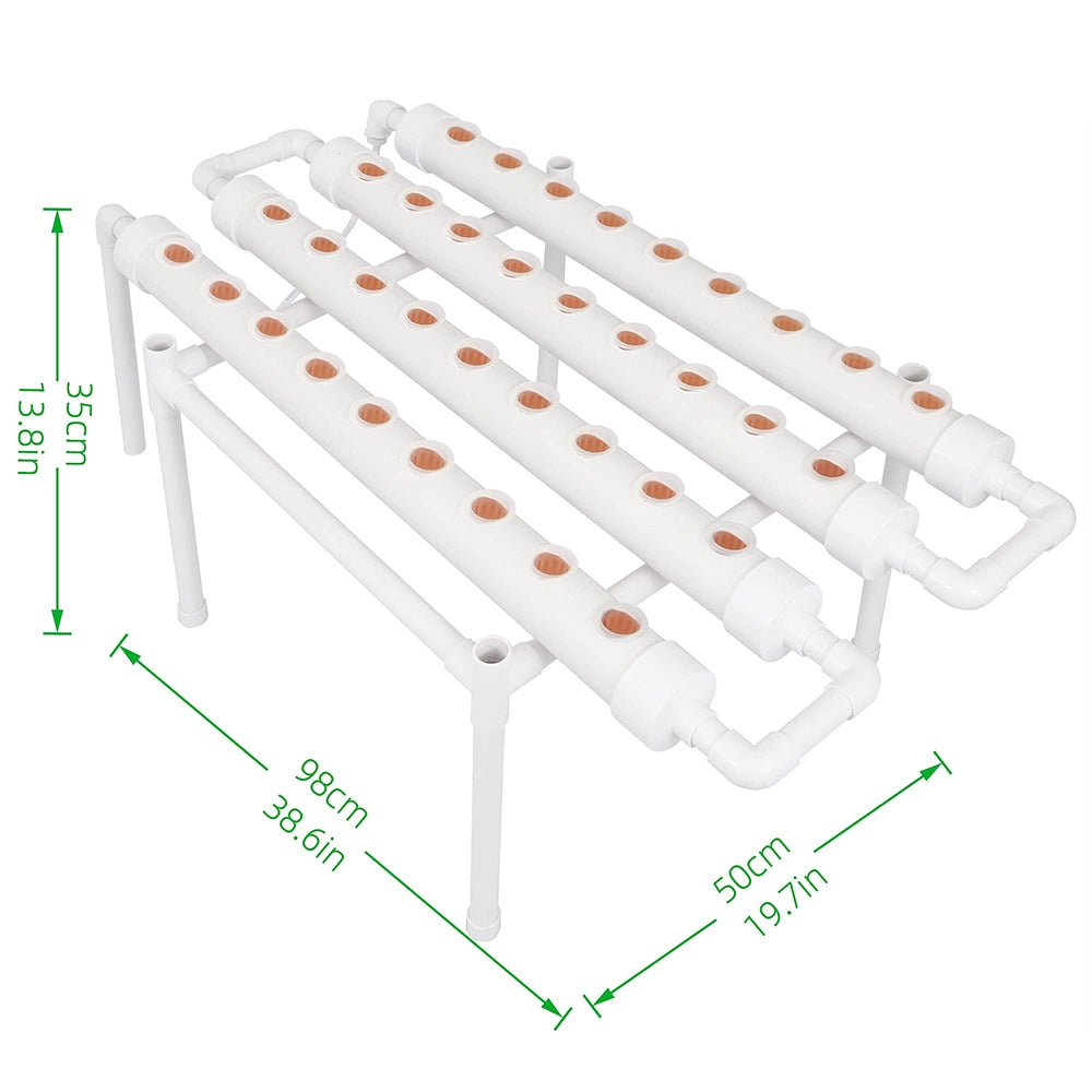 Hydroponic Grow Tool Kit For Vegetable Garden (36 Sites, 220V Water Pump)