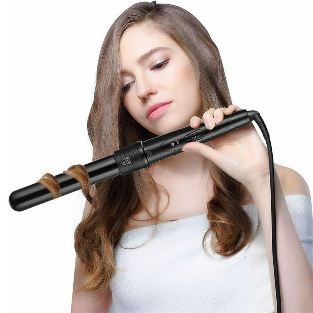 Styling Curling Iron Roller - 5-In-1 Hair Curler Wand Set Ceramic
