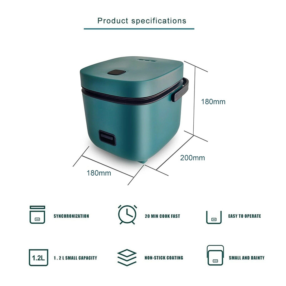 1.2L Mini Rice Cooker Non-Stick Pot