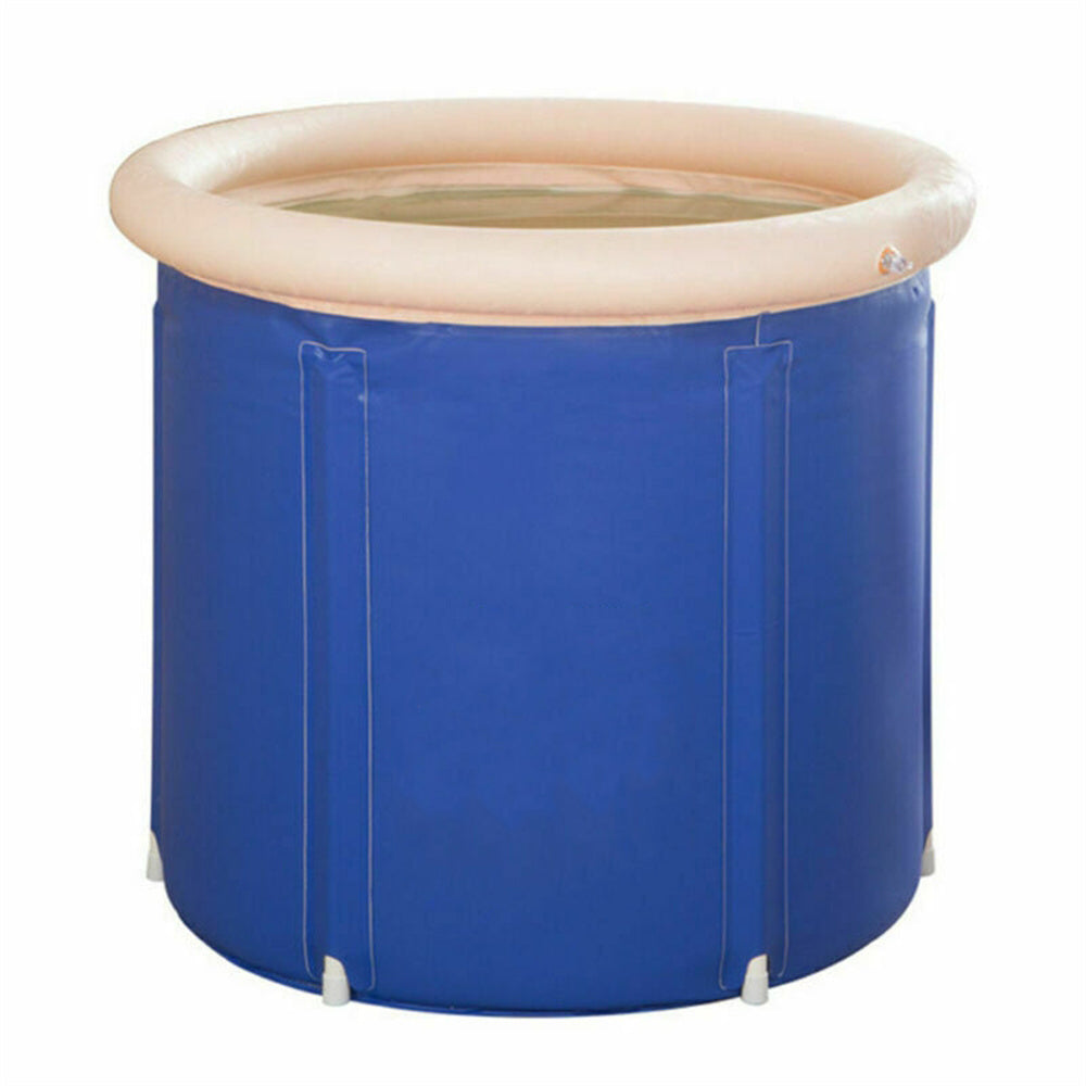 Portable Folding Bathtub PVC Inflatable Bath Tub Adult Kids Spa