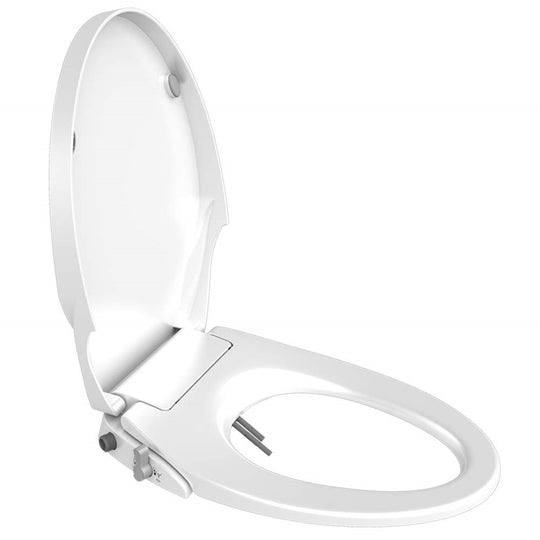 Non-Electric Bidet Toilet Seat Cover With Dual Nozzle Spray | Bathroom Water Wash
